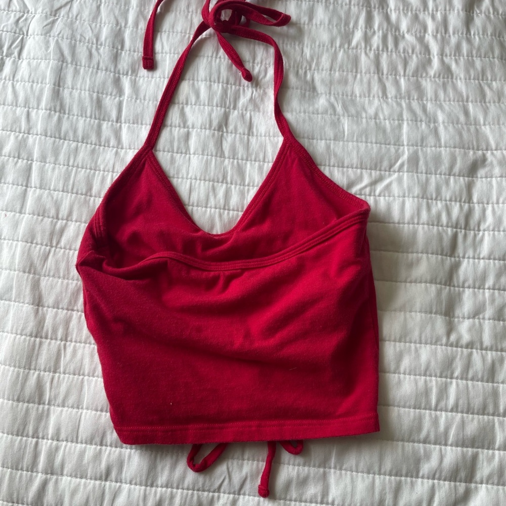 HOLLISTER Red Halter Top - Picture 2 of 3